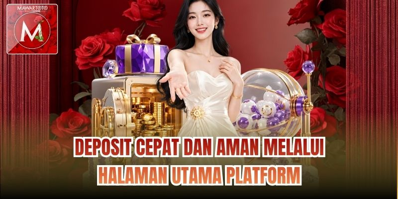 Deposit cepat dan aman melalui halaman utama platform